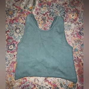 Reversible cropped tank top